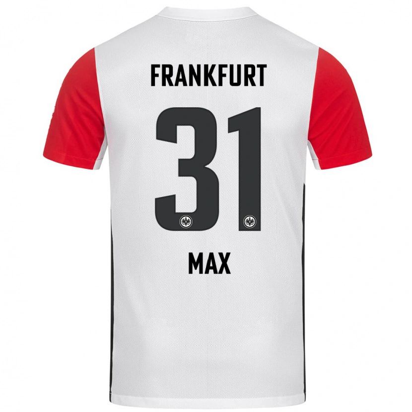 Danxenメンズフィリップ・マックス#31白 赤ホームシャツ2024/25ジャージーユニフォーム