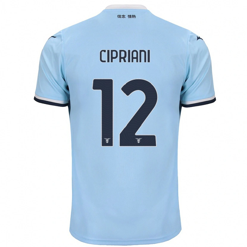DanxenメンズAlessio Cipriani#12青ホームシャツ2024/25ジャージーユニフォーム
