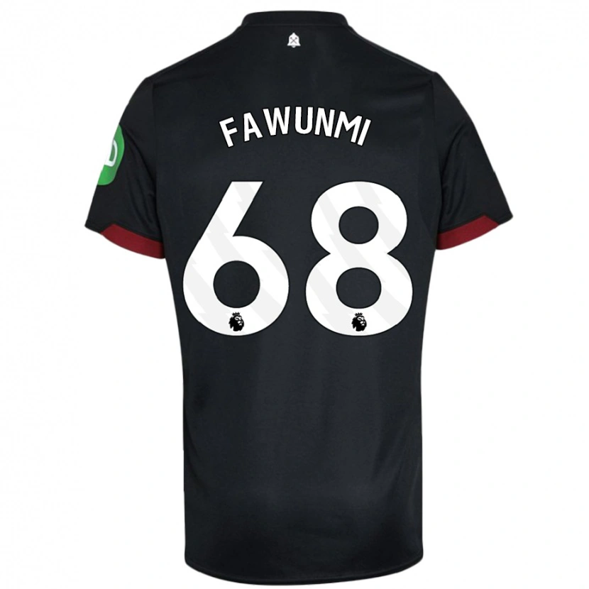 Danxenメンズファウンミを好む#68黒 白アウェイシャツ2024/25ジャージーユニフォーム