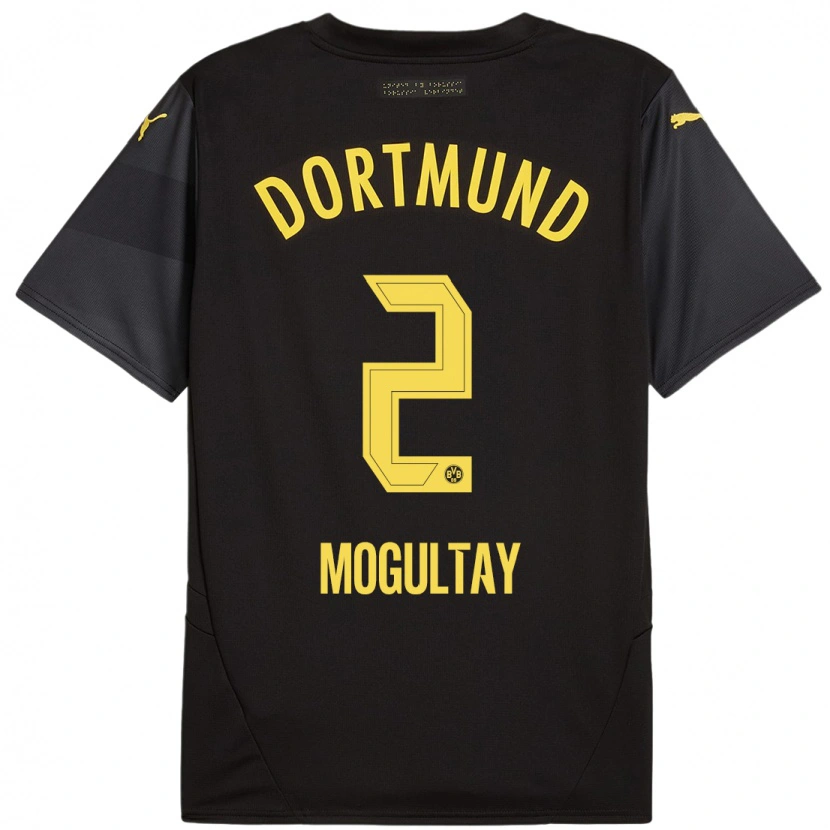 DanxenメンズBaran Mogultay#2黒 黄アウェイシャツ2024/25ジャージーユニフォーム