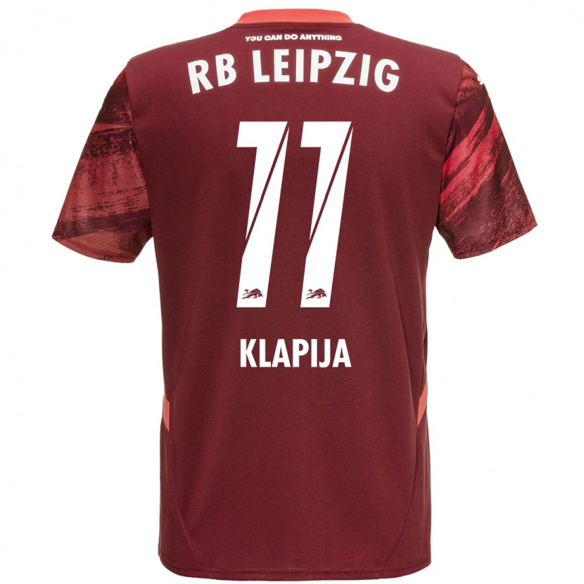 DanxenメンズDin Klapija#11ブルゴーニュアウェイシャツ2024/25ジャージーユニフォーム