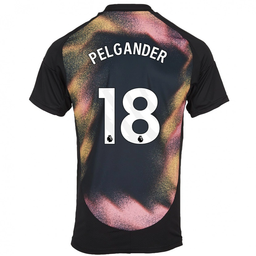 DanxenメンズEmilia Pelgander#18黒 白アウェイシャツ2024/25ジャージーユニフォーム