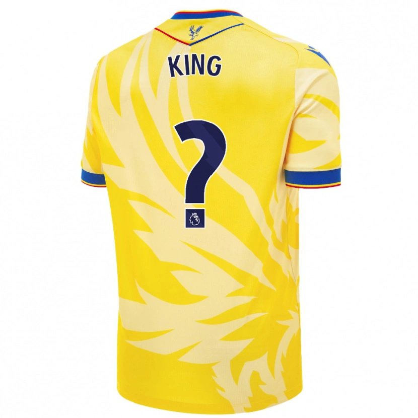 DanxenメンズGeorge King#0黄アウェイシャツ2024/25ジャージーユニフォーム