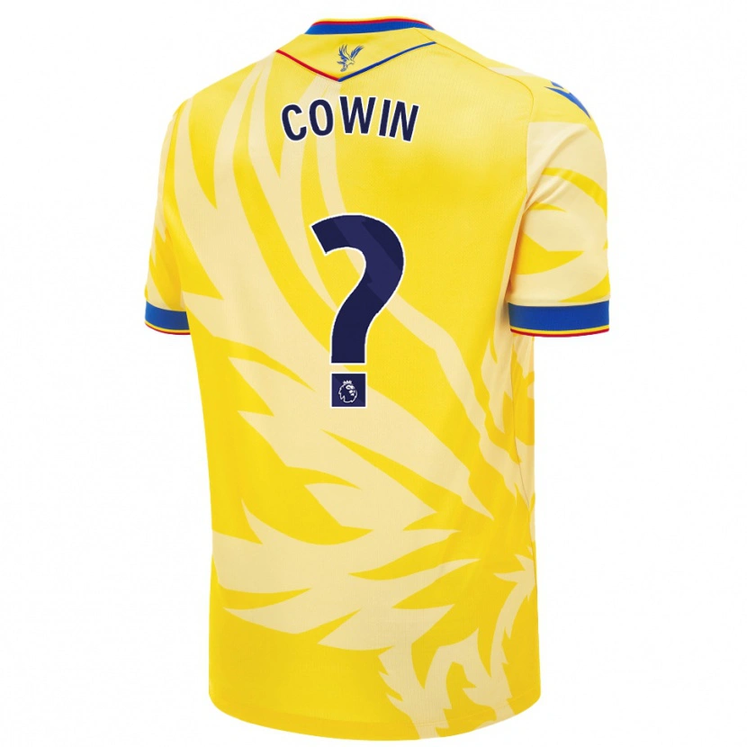 DanxenメンズFreddie Cowin#0黄アウェイシャツ2024/25ジャージーユニフォーム
