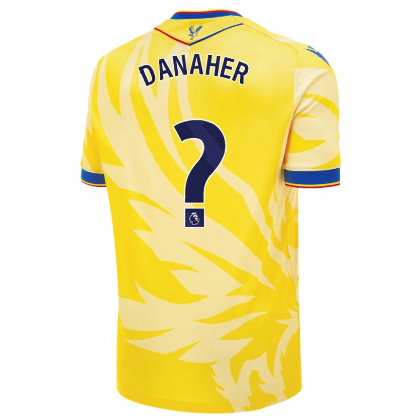 DanxenメンズEuan Danaher#0黄アウェイシャツ2024/25ジャージーユニフォーム