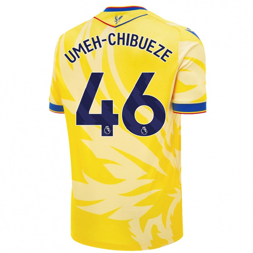 DanxenメンズFranco Umeh-Chibueze#46黄アウェイシャツ2024/25ジャージーユニフォーム