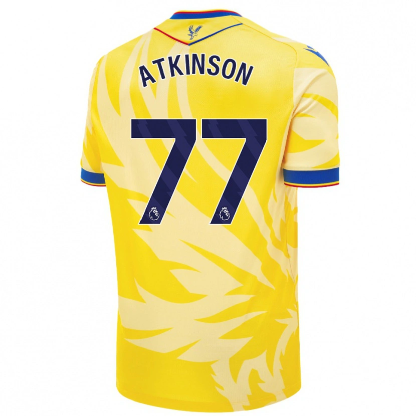 DanxenメンズIsibeal Atkinson#77黄アウェイシャツ2024/25ジャージーユニフォーム