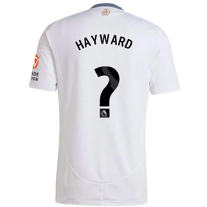 DanxenメンズVinnie Hayward#0白アウェイシャツ2024/25ジャージーユニフォーム