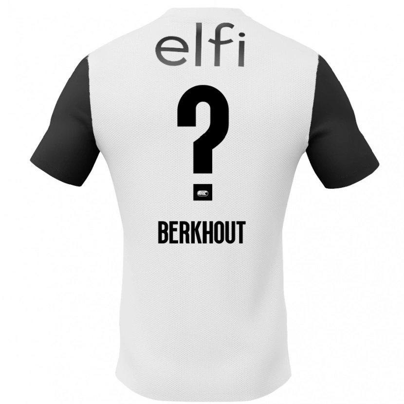 DanxenメンズJorn Berkhout#0白 黒アウェイシャツ2024/25ジャージーユニフォーム
