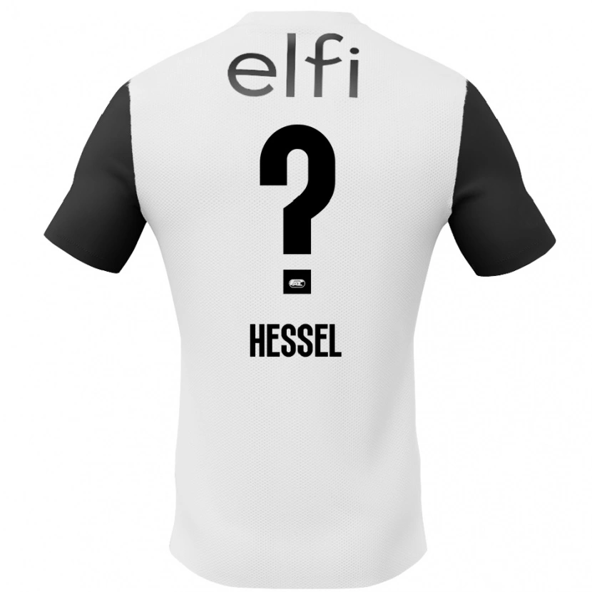 DanxenメンズHessel De Wit#0白 黒アウェイシャツ2024/25ジャージーユニフォーム
