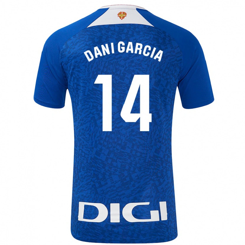 DanxenメンズDani García#14ロイヤルブルーアウェイシャツ2024/25ジャージーユニフォーム