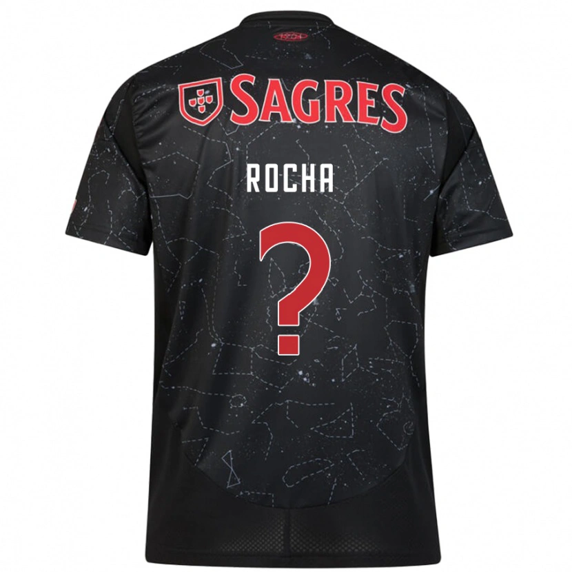 DanxenメンズDiogo Rocha#0黒 赤アウェイシャツ2024/25ジャージーユニフォーム