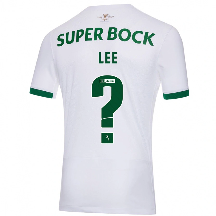 DanxenメンズAfonso Lee#0白緑アウェイシャツ2024/25ジャージーユニフォーム