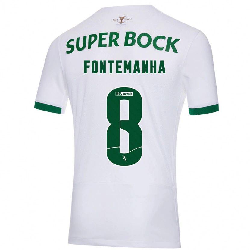 DanxenメンズRita Fontemanha#8白緑アウェイシャツ2024/25ジャージーユニフォーム