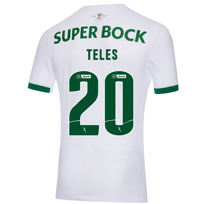 Danxenメンズアナ・イザベル・テレス#20白緑アウェイシャツ2024/25ジャージーユニフォーム