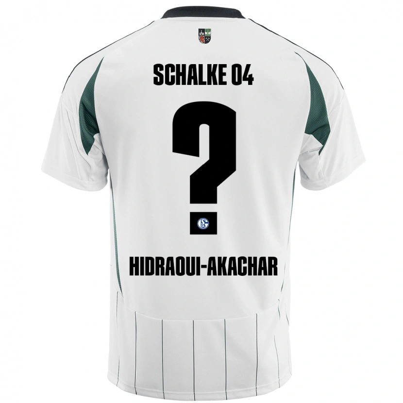 DanxenメンズYassin Hidraoui-Akachar#0白緑アウェイシャツ2024/25ジャージーユニフォーム