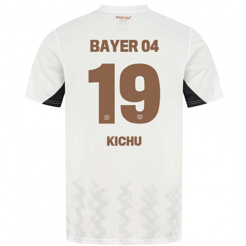 DanxenメンズYassin Kichu#19白 黒アウェイシャツ2024/25ジャージーユニフォーム