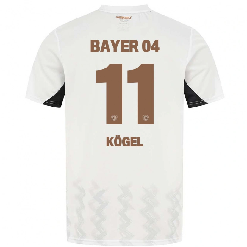 DanxenメンズKristin Kögel#11白 黒アウェイシャツ2024/25ジャージーユニフォーム