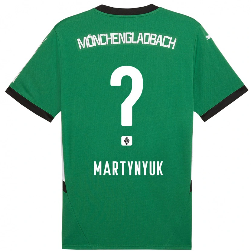 DanxenメンズAnton Martynyuk#0緑 白アウェイシャツ2024/25ジャージーユニフォーム