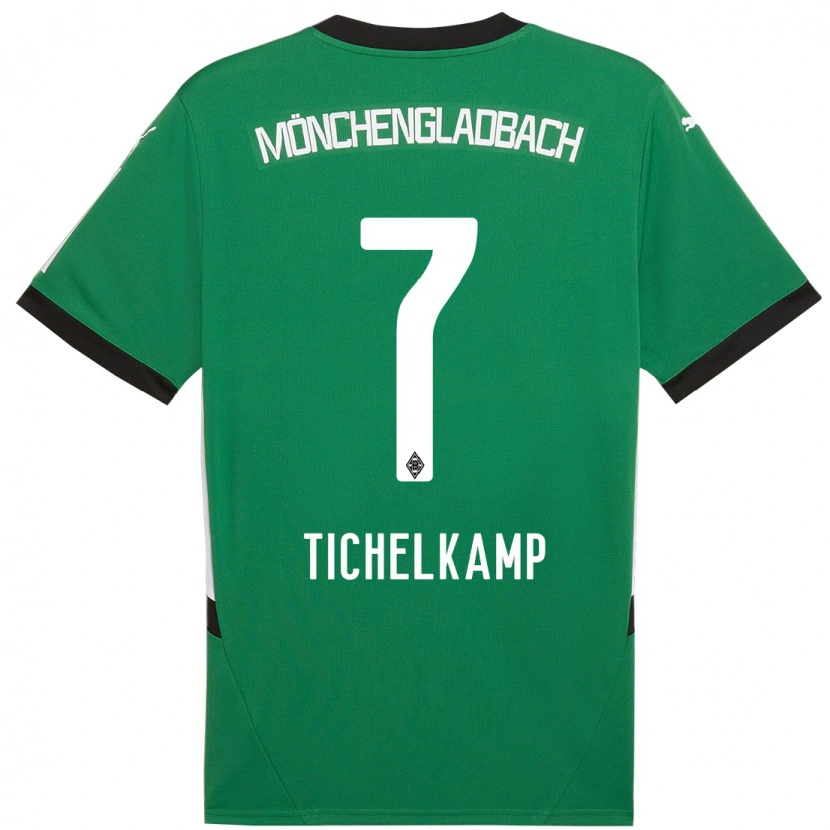 DanxenメンズEmily Tichelkamp#7緑 白アウェイシャツ2024/25ジャージーユニフォーム