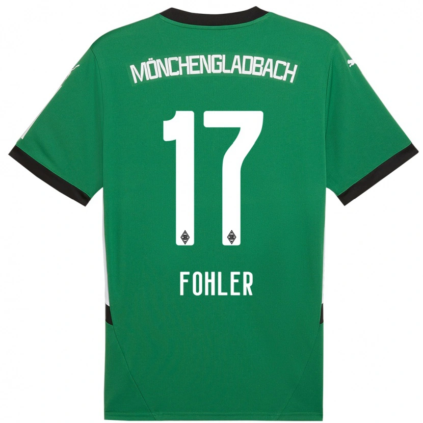 DanxenメンズSelma Fohler#17緑 白アウェイシャツ2024/25ジャージーユニフォーム
