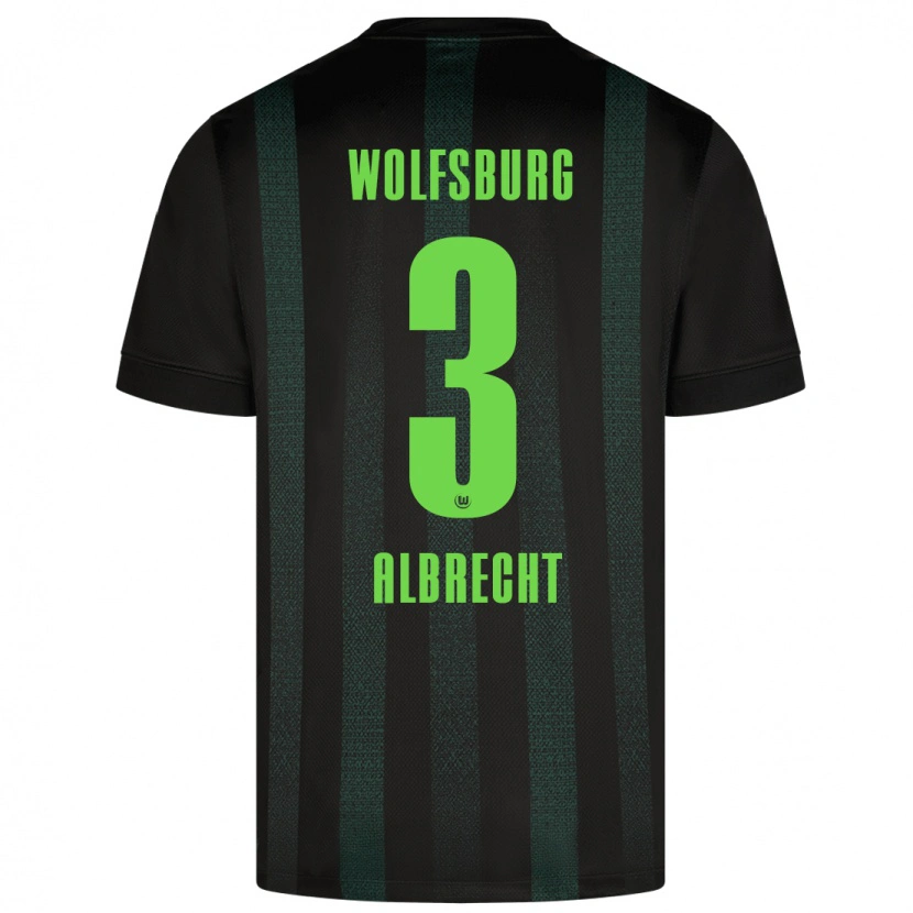 DanxenメンズBen Albrecht#3ダークグリーンアウェイシャツ2024/25ジャージーユニフォーム