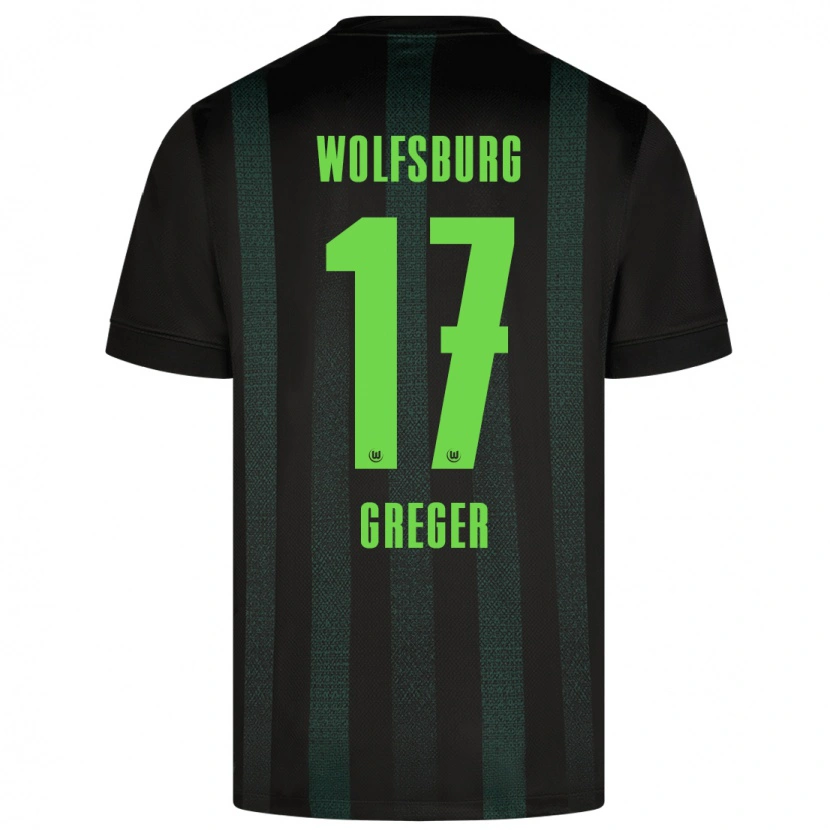 DanxenメンズMax Greger#17ダークグリーンアウェイシャツ2024/25ジャージーユニフォーム