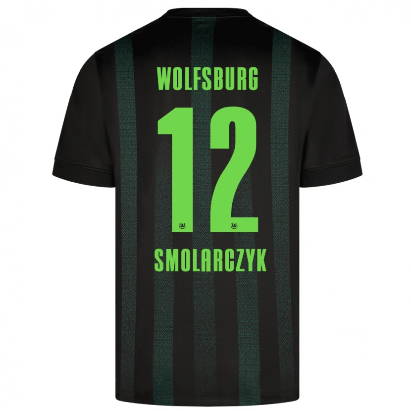 DanxenメンズNelly Smolarczyk#12ダークグリーンアウェイシャツ2024/25ジャージーユニフォーム