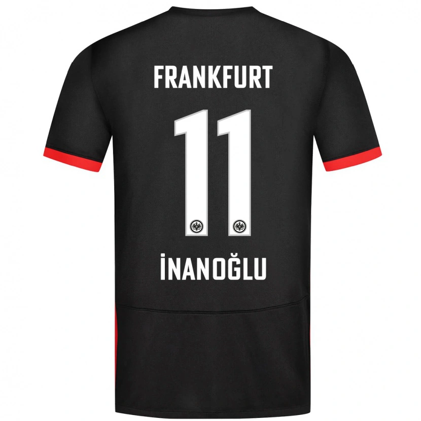 DanxenメンズKaan İnanoğlu#11黒アウェイシャツ2024/25ジャージーユニフォーム