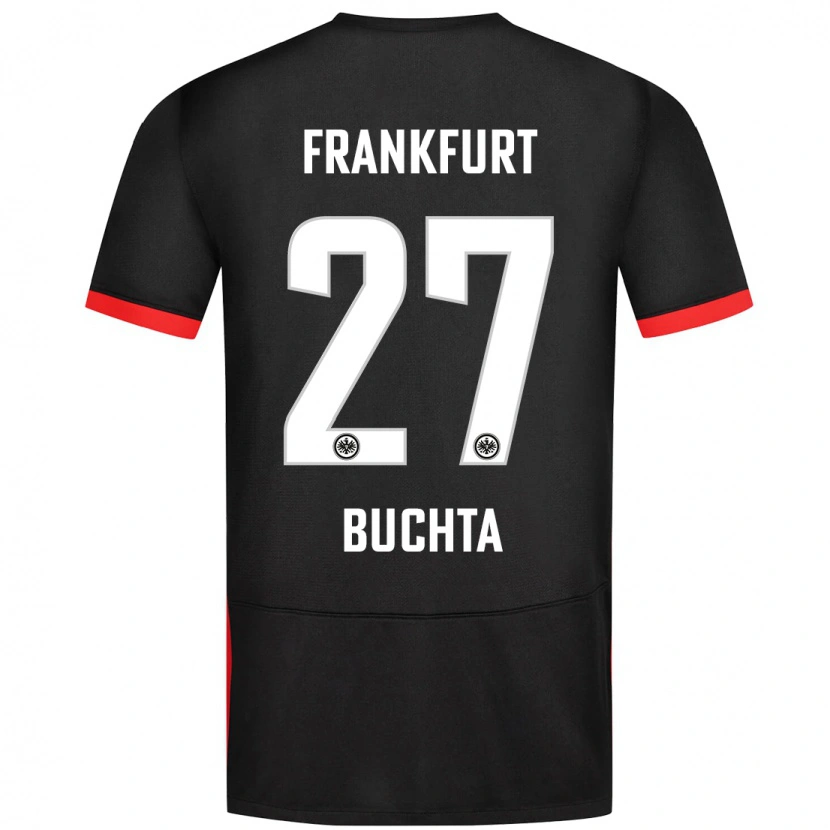 DanxenメンズPhilip Buchta#27黒アウェイシャツ2024/25ジャージーユニフォーム