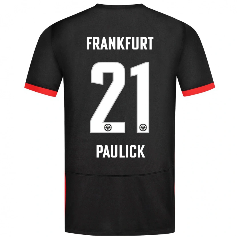 DanxenメンズLea Paulick#21黒アウェイシャツ2024/25ジャージーユニフォーム