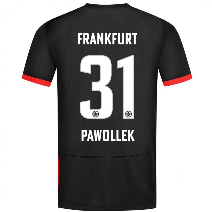 DanxenメンズTanja Pawollek#31黒アウェイシャツ2024/25ジャージーユニフォーム