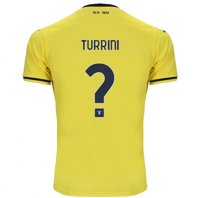 DanxenメンズGiordano Turrini#0黄アウェイシャツ2024/25ジャージーユニフォーム