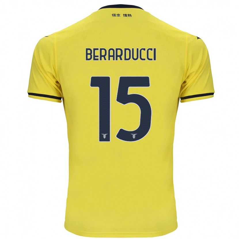 DanxenメンズMartina Berarducci#15黄アウェイシャツ2024/25ジャージーユニフォーム