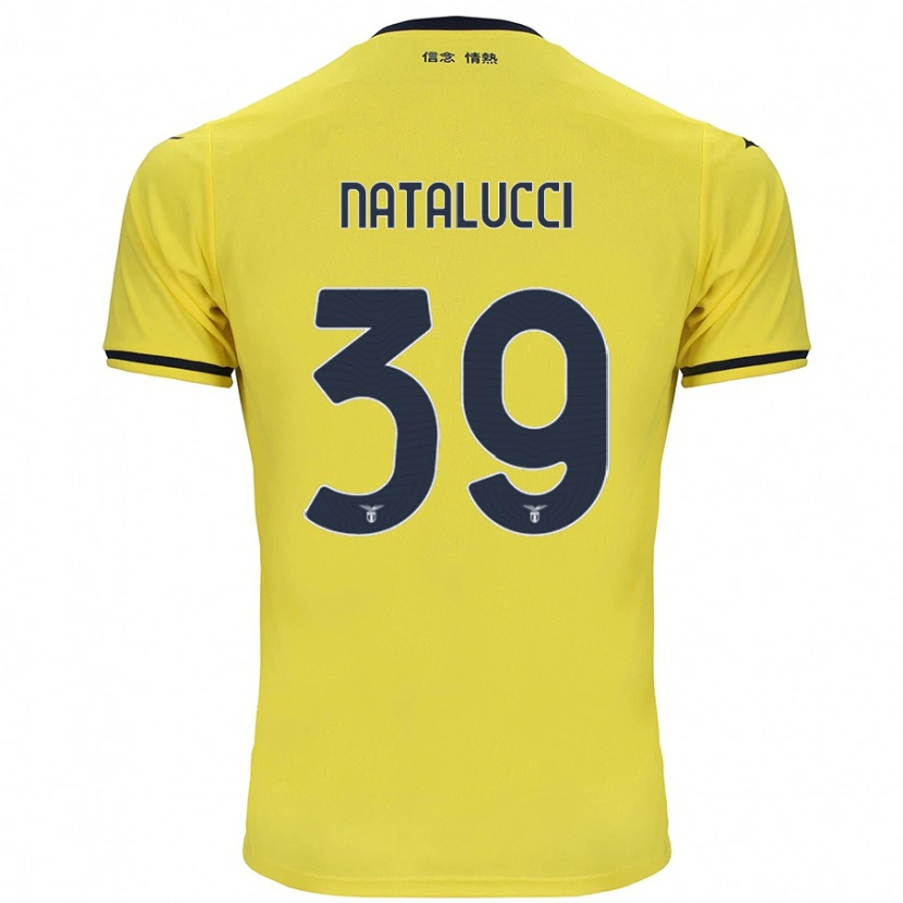 DanxenメンズSerena Natalucci#39黄アウェイシャツ2024/25ジャージーユニフォーム
