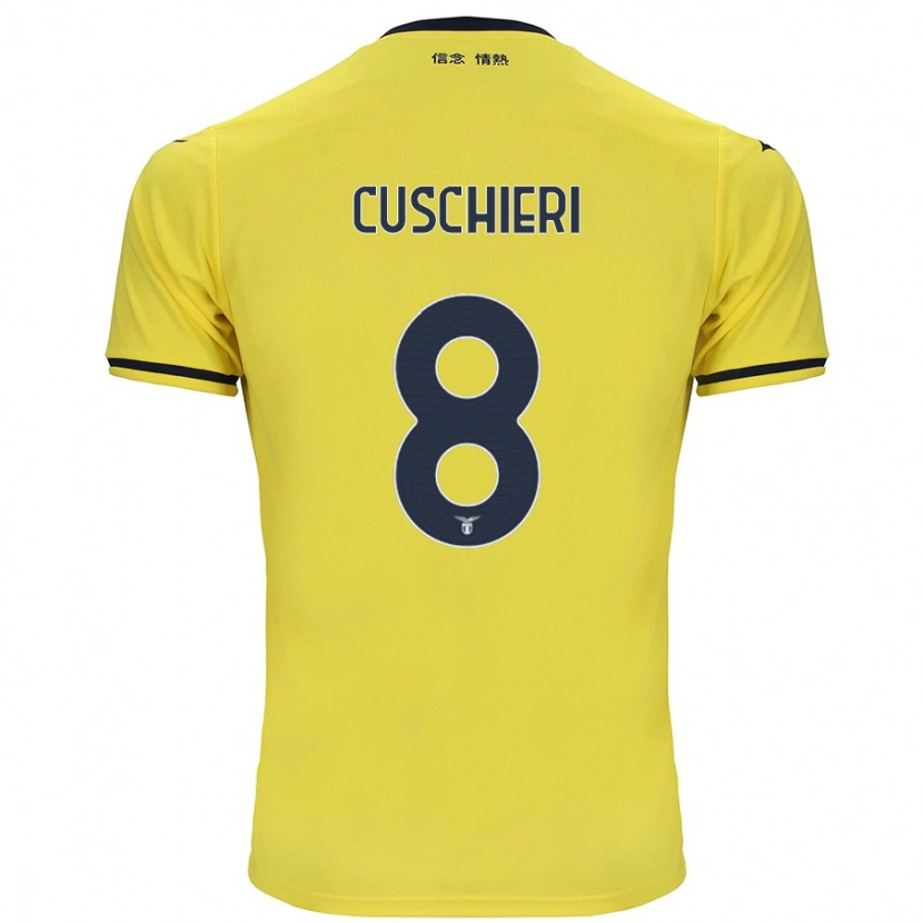 DanxenメンズRachel Cuschieri#8黄アウェイシャツ2024/25ジャージーユニフォーム