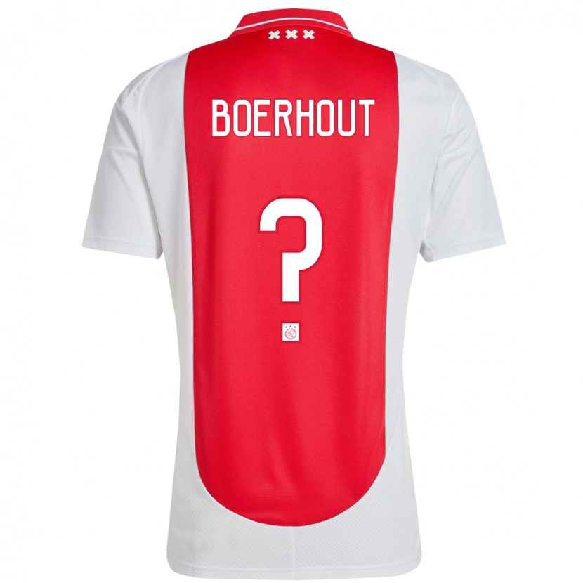 DanxenレディースYoram Boerhout#0赤 白ホームシャツ2024/25ジャージーユニフォーム
