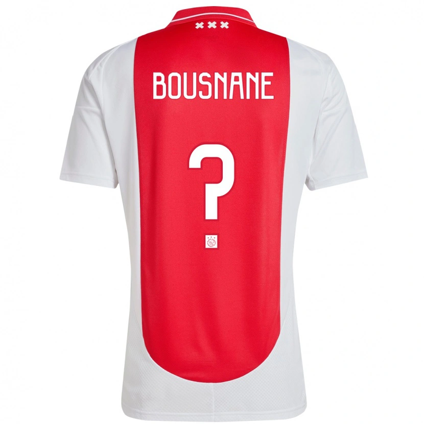 DanxenレディースGhalil Bousnane#0赤 白ホームシャツ2024/25ジャージーユニフォーム