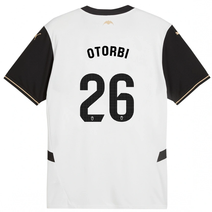 DanxenレディースDavid Otorbi#26白 黒ホームシャツ2024/25ジャージーユニフォーム