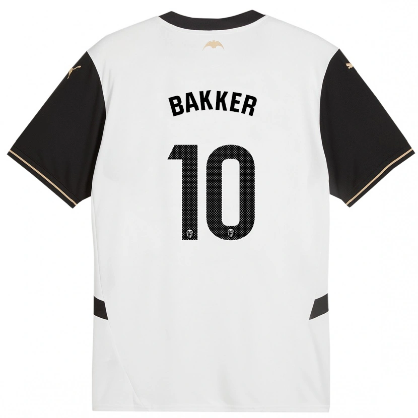 Danxenレディースリンダバッカー#10白 黒ホームシャツ2024/25ジャージーユニフォーム