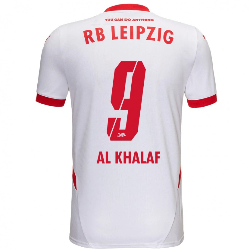 DanxenレディースAbdul Al Khalaf#9白 赤ホームシャツ2024/25ジャージーユニフォーム
