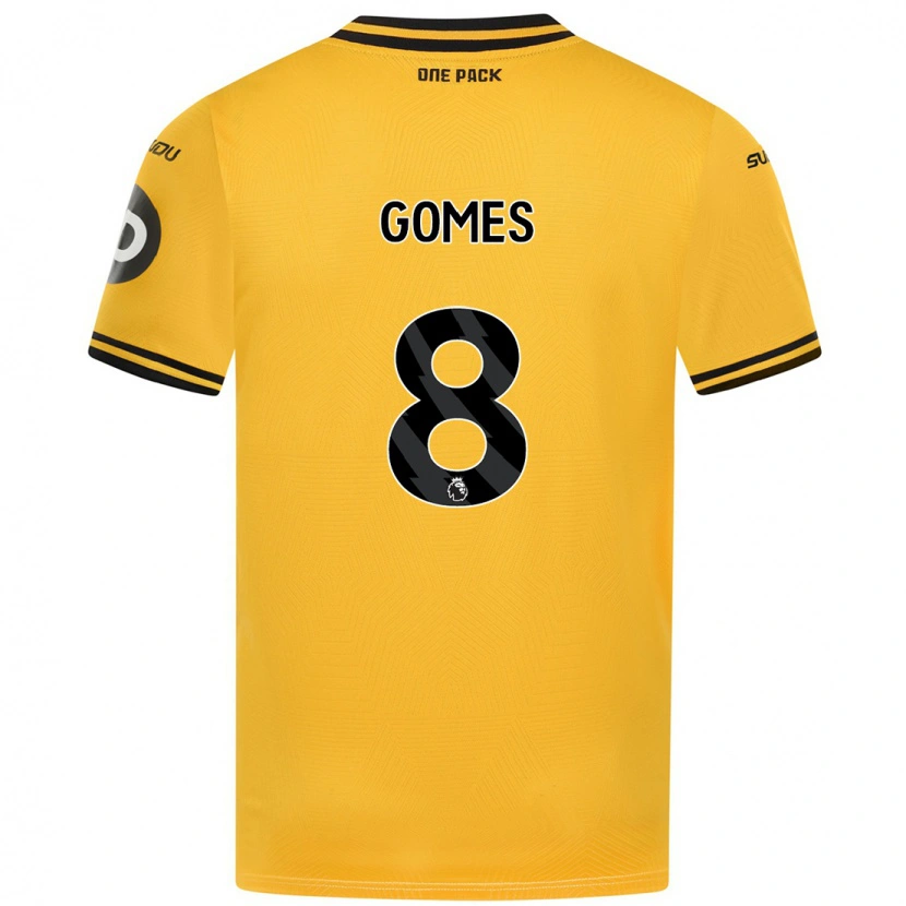 DanxenレディースJoão Gomes#8黄ホームシャツ2024/25ジャージーユニフォーム