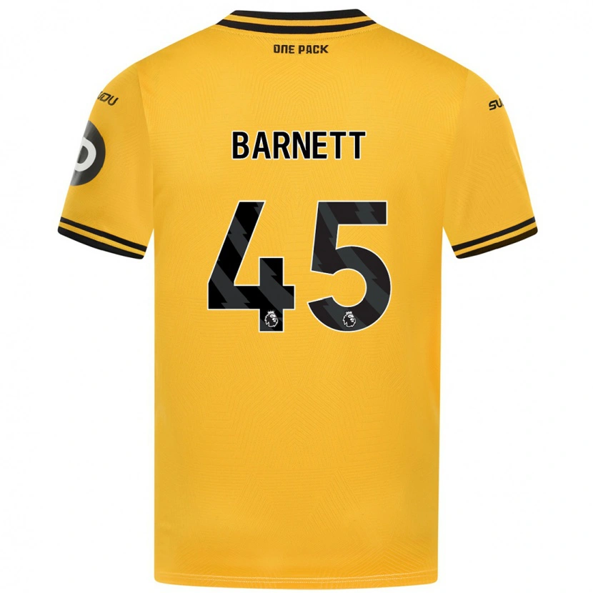 Danxenレディースタイ・バーネット#45黄ホームシャツ2024/25ジャージーユニフォーム