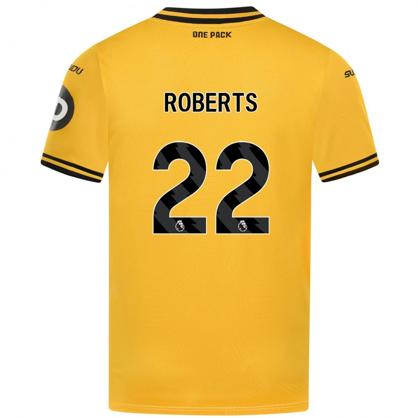 DanxenレディースBeth Roberts#22黄ホームシャツ2024/25ジャージーユニフォーム