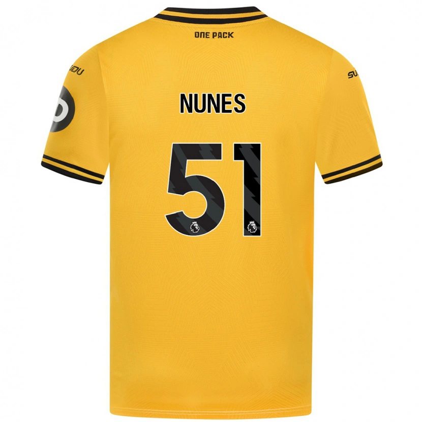 DanxenレディースGrazi Nunes#51黄ホームシャツ2024/25ジャージーユニフォーム
