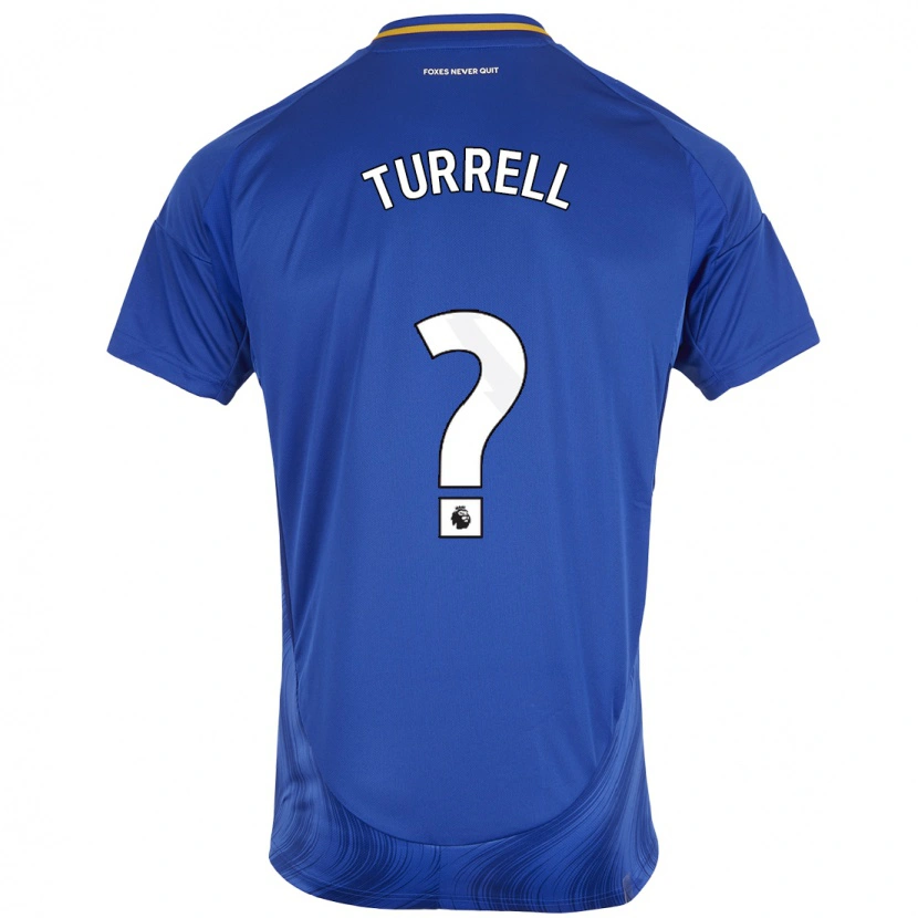 DanxenレディースLyndon Turrell#0ブルーホワイトホームシャツ2024/25ジャージーユニフォーム