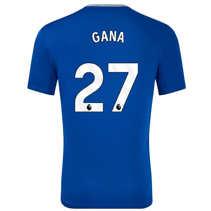Danxenレディースイドリッサ・ゲイェ#27青とホームシャツ2024/25ジャージーユニフォーム