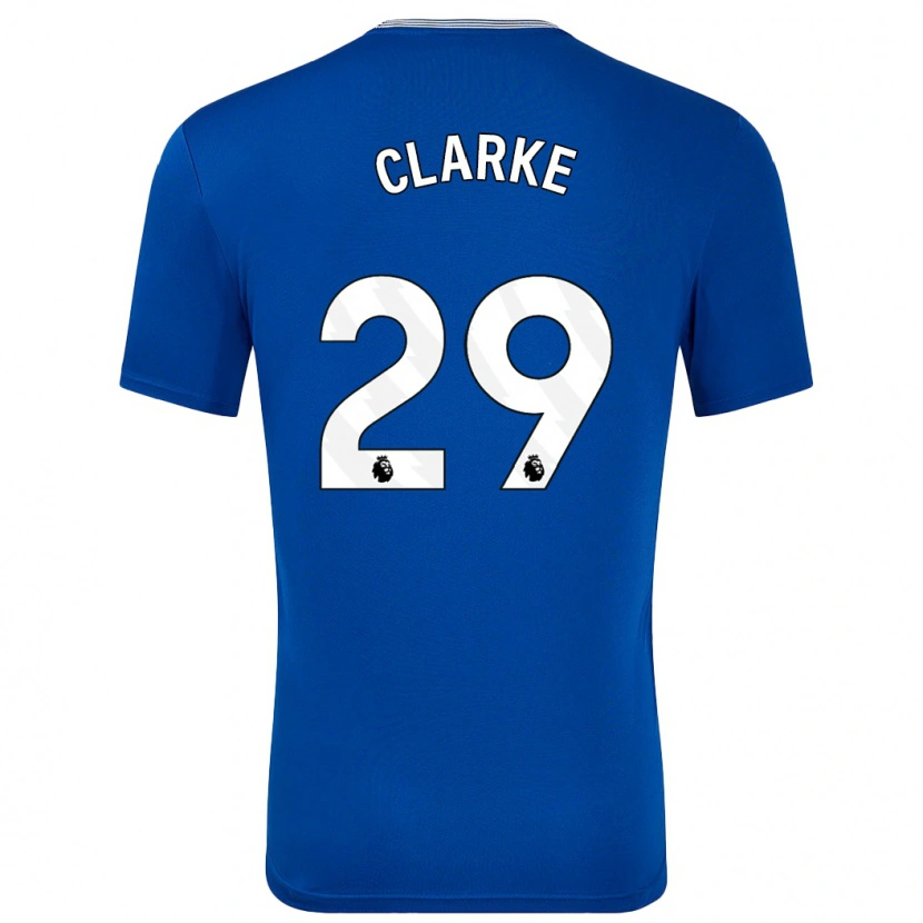 DanxenレディースAbbey Clarke#29青とホームシャツ2024/25ジャージーユニフォーム