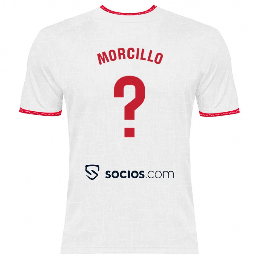 DanxenレディースRaquel Morcillo#0白 赤ホームシャツ2024/25ジャージーユニフォーム