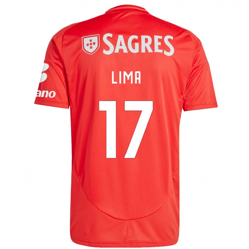 DanxenレディースIvan Lima#17赤 白ホームシャツ2024/25ジャージーユニフォーム